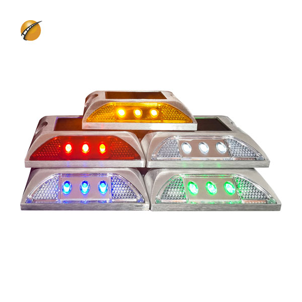 Tempered Glass Led Road Stud Lights Tunnel Road Marker